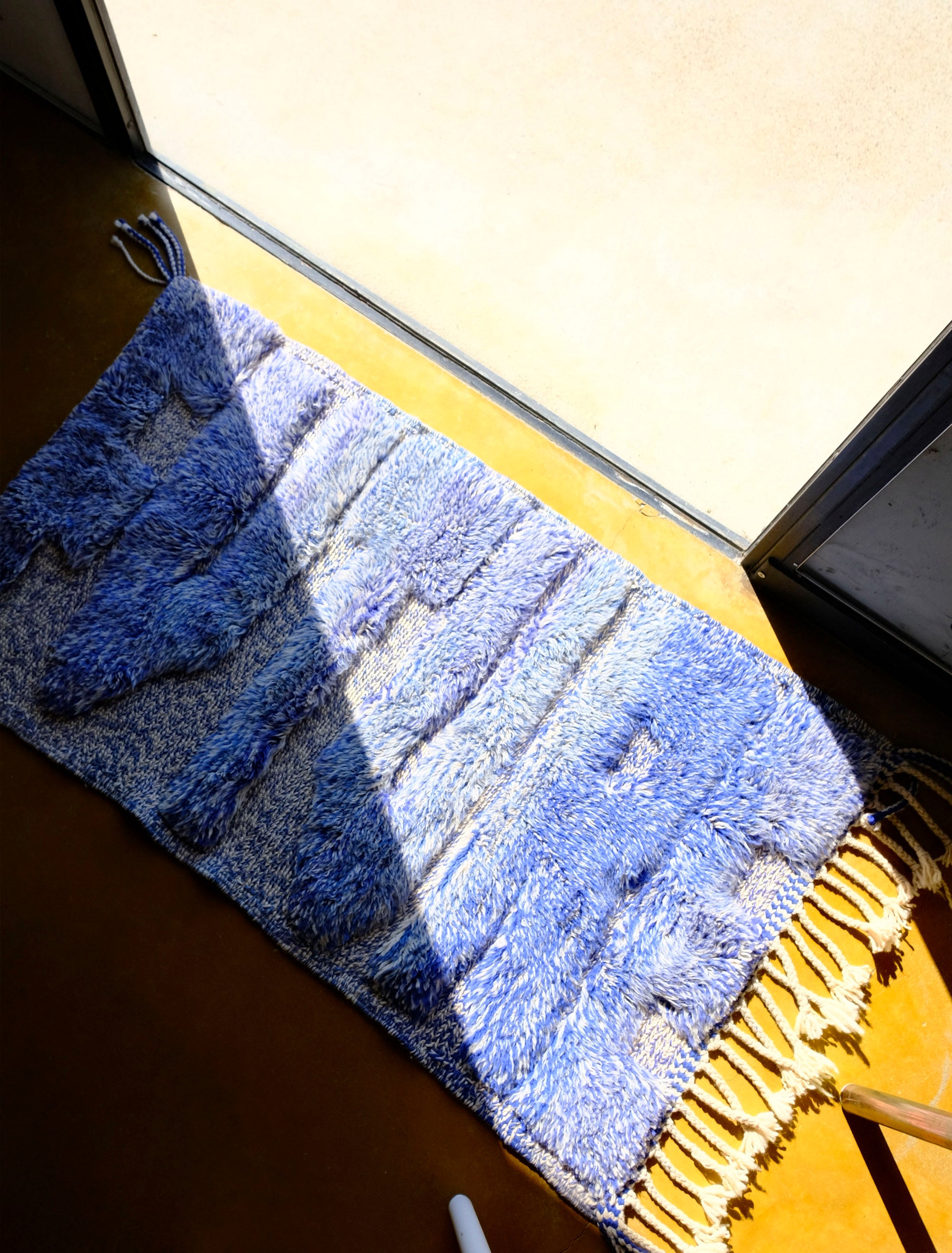 Purple Mountain Rugs | Tangerine Hope Haven Rug: Bold Knotted Letters ...