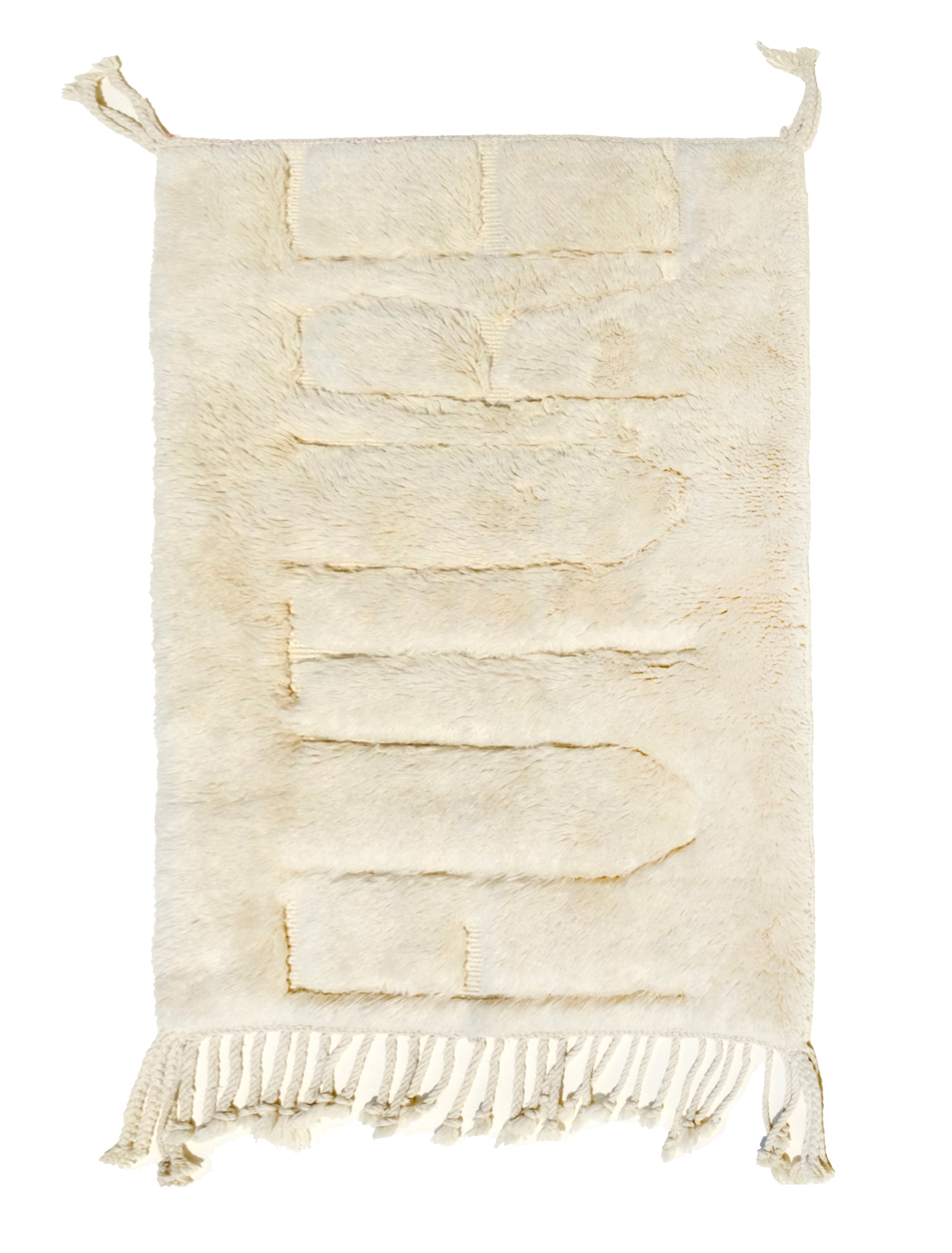 Elevate your space with our exquisite Ivory Enigma Future Rug. Crafted with classic elegance, this rug features a hidden 'Future' message subtly debossed into the luxurious fur. Discover a fusion of timeless style and contemporary intrigue, perfect for adding a touch of mystery to your décor