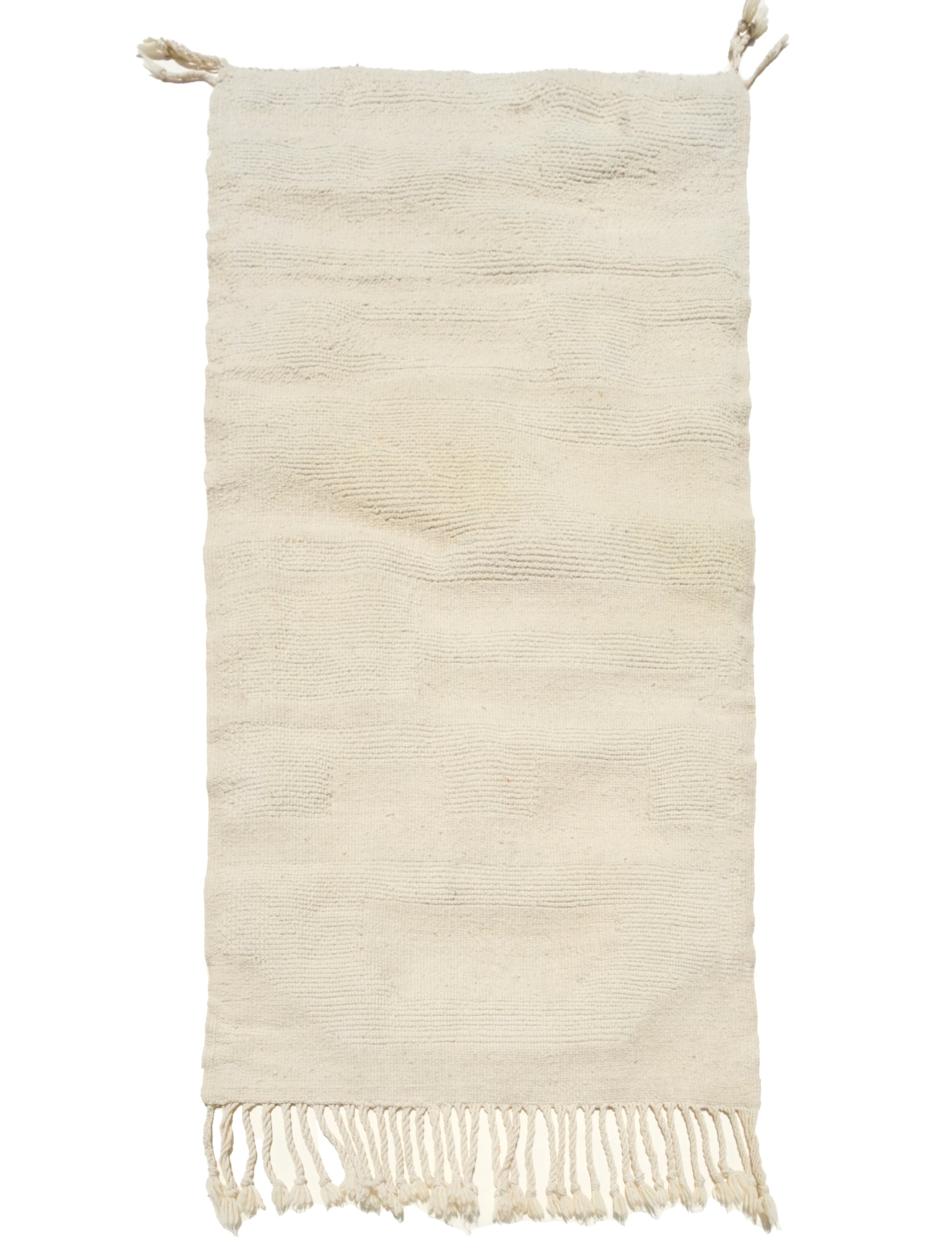 "Ivory Whispers Wanted Rug" is the epitome of sophistication and positivity. Handcrafted from luxurious ivory yarn, this rug features the subtle yet impactful message of 'WANTED' in soft, fuzzy lettering. The flat weaving base provides a cozy and timeless feel, making it a perfect addition to any space. Bring a touch of elegance and a dash of inspiration to your home with this classic ivory rug that delivers a positive message.