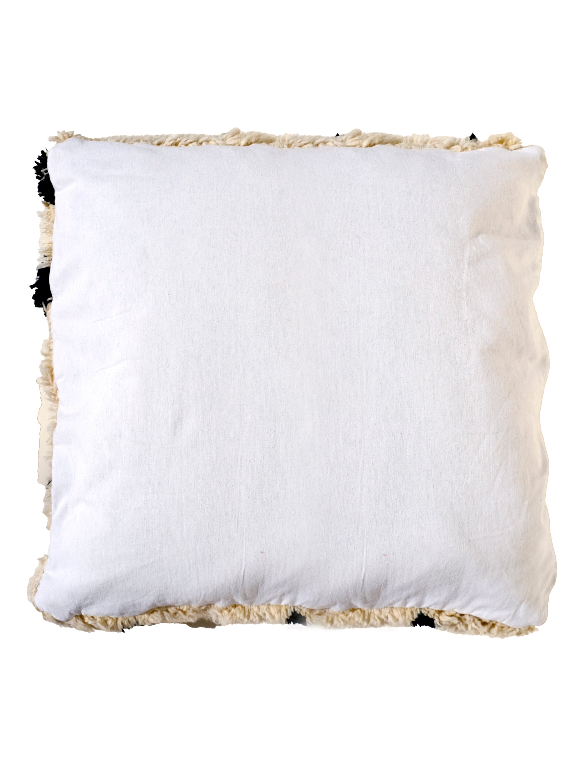 Introducing the "Question Marks" cushion – it's like a soft puzzle for your space! The ivory base is sprinkled with cute black question marks, making it fuzzy, soft, and a little bit quirky. Sized at 55x55cm, it's a cozy addition with a touch of playful elegance. Perfect for those who like their décor with a hint of curiosity